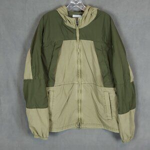 Outerknown Jacket Mens XL Army Green Viento Full Zip Windbreaker Surfer Light